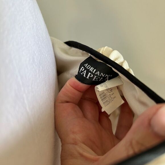 Adrianna Papell Cream Midi Sundress with Scoop Neck - Picture 5 of 5